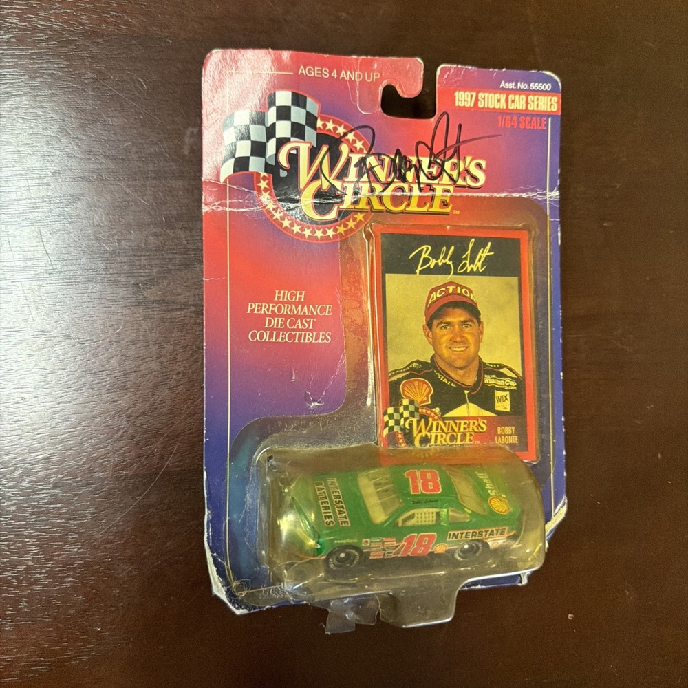 1999 Winner's Circle 1:64 Bobby Labonte #18 Nascar Autographed  Diecast